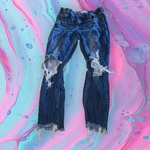 Oasis by Eunina size 5 ripped jeans